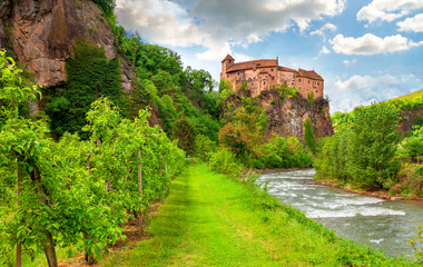 Wall Mural - Castel Roncolo (Runkelstein Castle) is a medieval fortification near the city of Bolzano in South Tyrol, Italy.