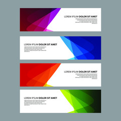 Vector Abstract design banner web template