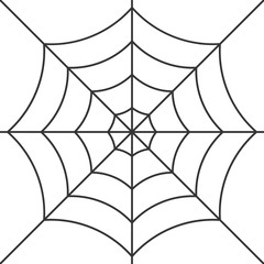 vector cobweb background. halloween spider web