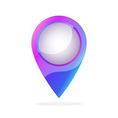 Wall Mural - location symbol - vector.