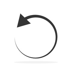 Wall Mural - circle arrow - vector.