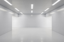Modern White Gallery Interior