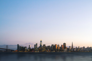 Fototapete - Beautiful San Francisco backdrop