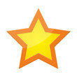 © chekman - Vector dotted Star in pop art design.