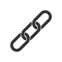 Poster - Vector Chain icon.