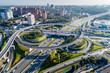 Москва, автомобильная развязка на МКАД и Ленинградском шоссе