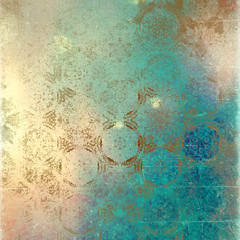 Aufkleber - Grunge textured pattern background with dark colors. Vintage style wall paper, wrapping paper background design.