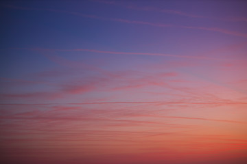 Wall Mural - sunset dramatic sky clouds