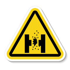 Danger Of Molten Metal Symbol Sign Isolate On White Background,Vector Illustration EPS.10