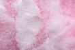 Texture of cotton candy, closeup
