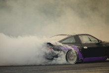 Drift Car With Smoke