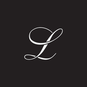 Handwritten Vector Logo Letter L. L Letter Design Vector