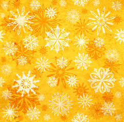 Wall Mural - Christmas background with snowflakes