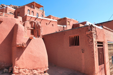 Poster - Houses in mountain Abyaneh village, Iran