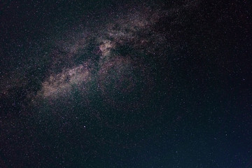 Wall Mural - night sky with stars and milky way galaxy in outer space, universe background