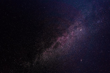 Wall Mural - night sky with stars and milky way galaxy in outer space, universe background
