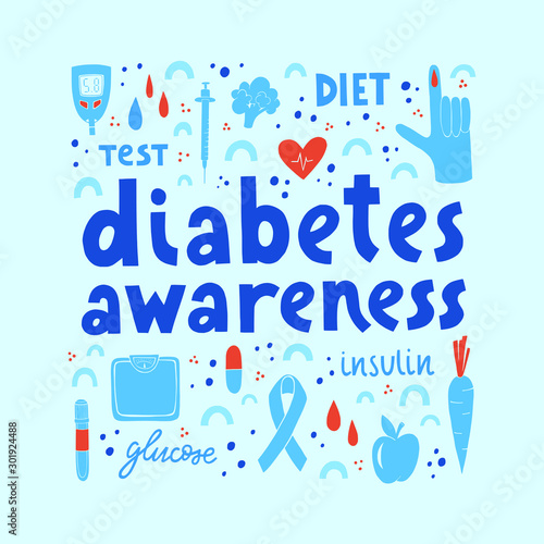 Poster Diabetes – Lukisan