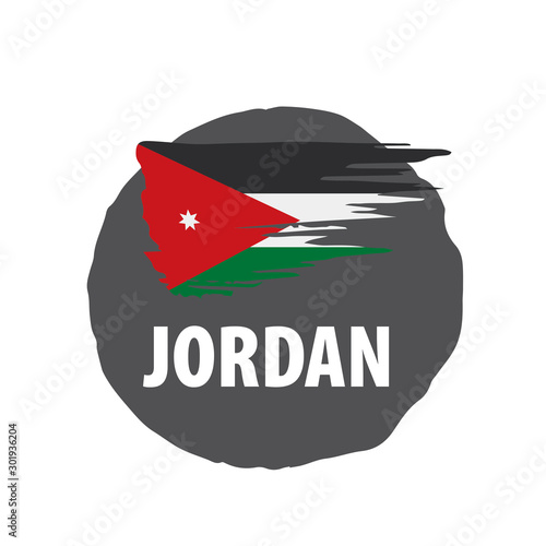 Jordan flag, vector illustration on a white background - Buy this stock  vector and explore similar vectors at Adobe Stock | Adobe Stock