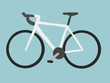 bicycle isolated on background