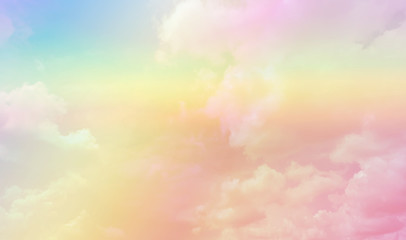 Wall Mural - soft cloud sky subtle background pastel gradient color for sky cloud nature abstract background .
