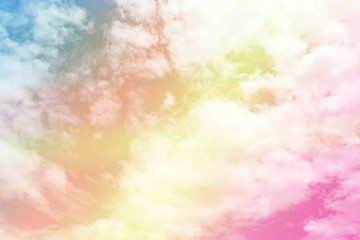 Wall Mural - soft cloud sky subtle background pastel gradient color for sky cloud nature abstract background .
