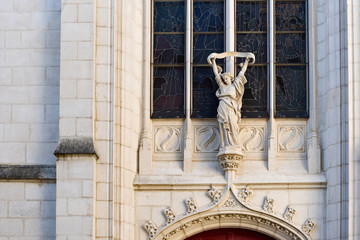 Wall Mural - Notre-Dame-de-l'Immaculée-Conception chapel in the Richebourg district in Nantes, France