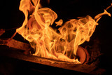 Fototapeta  - Smore in fire