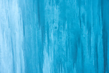 Frozen Waterfall Background Horizontal