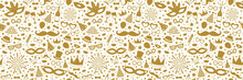 Carnival Party - Concept Of Seamless Pattern. Vector