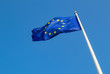 The Union European flag in the wind
