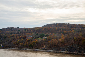 Sticker - Mountain view on a autumn day