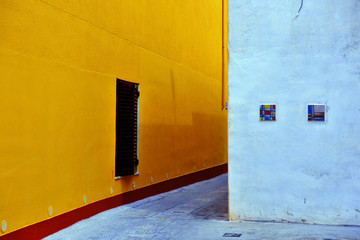 Wall Mural - the historic center and ceramic decorations along the path to mazara del vallo Sicily Italy