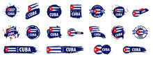 Cuba Flag, Vector Illustration On A White Background