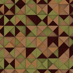 Poster - 3d illustration of abstract pattern