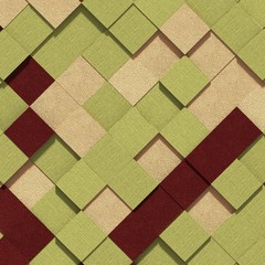 Poster - 3d illustration of abstract pattern