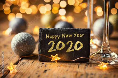 Fotografía Happy New Year 2020 - Greeting Card - Silvester Party