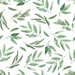 Obraz na płótnie liść bezszwowe zielony