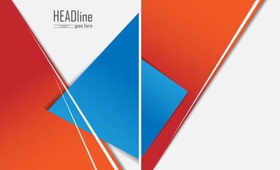 vector modern cover template