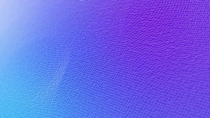 Wall Mural - modern abstract rippling grid. geometric animated decorative gradient background. 4k uhd video seaml