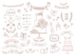 © mgdrachal - Set of wedding illustrations and icons. Hand drawn vector collection of design elements for for invitations, greeting cards, posters.