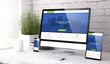 © MclittleStock - mockup devices modern responsive website