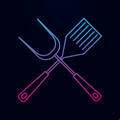 Grill accessories nolan icon. Simple thin line, outline vector of camping icons for ui and ux, website or mobile application