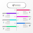 © kuliperko - Infographic design template. Timeline concept with 6 steps