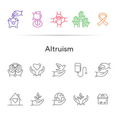 Sticker - Altruism icons