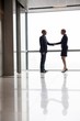 © MDBPIXS - Business people shaking hands in office
