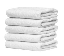 Towel Cotton Bathroom White Spa Cloth Textile