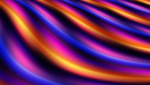 Abstract Fluid Futuristic Vector Background. Colorful Wallpaper With Glow Layered Shapes.