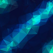 Abstract blue geometric triangulation background. Mobile wallpaper app