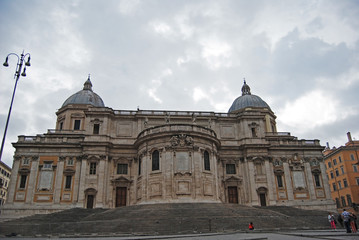 Wall Mural - Santa Maria Maggiore basilica in Rome, Italy - Piazza dell'Esquilino