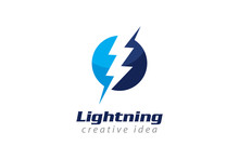 Creative Electrical Concept Logo Design Template
